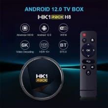 HK1 RBOX H8 Android 12.0 TV box Allwinner H618 Smart box 4GB 128G 2.4GHz/5.8GHz wifi BT5.0 6k HDR10 set top box