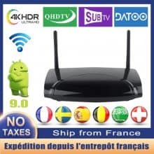IPTV BOX Leadcool R2 QHDTV IPTV France Arabic French Android 9.0 smart tv box media player 4K support 2.4g wifi Amlogic S905W set-top box Leadcool R2 With 1Year Code IPTV Subscription