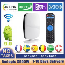 Leadcool R9 4k smart iptv box france Arabic Amlogic S905W 2.4G/HZ WIFI Android 9.0 ip tv set top box IPTV M3U media player