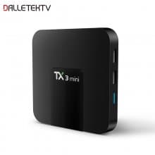 IPTV BOX Arabic French Smart TV BOX TX3 MINI Android 7.1 IP TV BOX