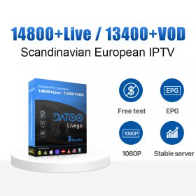 6 Months DATOO Livego World IPTV Europe Germany Belgium Arabic Datoo IPTV M3U France Spain Portugal Sweden IPTV Smarters pro Code