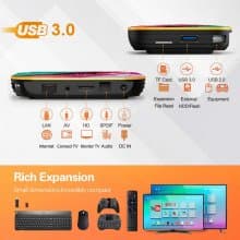 RK88MAX+ Android 11.0 Smart IPTV Box Ship From France 4GB 64GB 128GB RK3318 Dual Wifi Android 11 TV Box 2021 4K 1080P RK88MAX + Android TV Set top Box With 1 Year Code IPTV Subscription iptv france
