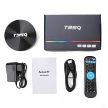 T95Q 4K Smart TV Box Android 9.0 Amlogic S905X2 Quad Core 4G 32G 64G Support 2.4G&5Ghz Wifi BT 4.1 H.265 Media Player Android TV Set Top Box
