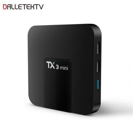 IPTV BOX Arabic French Smart TV BOX TX3 MINI Android 7.1 IP TV BOX