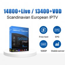 12 Months DATOO Livego Global IPTV France Spain Nordic Europe IPTV Smarters pro M3U Smart tv Mag Android IPTV Subscription