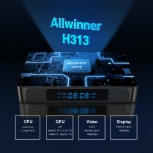 X96Q Pro Android 10.0 TV BOX Allwinner H313 Quad Core 2.4G&5Ghz Dual Band-wifi Media Player 4K Smart TV Set top Box PK X96 Q