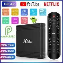 X96 AIR 4GB 64GB Smart IPTV Box France shipping IP TV BOX Android 9.0 Amlogic S905X3 2.4G / 5G WiFi BT 4K TV Receiver Media Player IPTV set top box