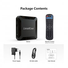LEADCOOLH313 4K HDR Android TV Box Android 10.0 Allwinner H313 HDR Smart TV Media Box Free Shipping from France