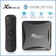X88 Mini 13 8k HD Android 13.0 smart tv box RK3528 Quad-Core 2.4G/5G dual band Wifi BT5.0 Media Player box