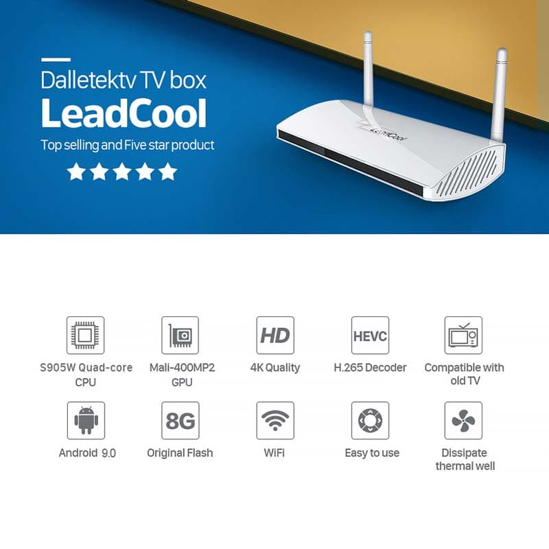 leadcool Android box